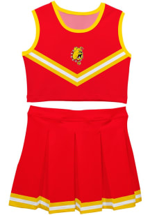 Vive La Fete Ferris State Bulldogs Girls Red Ashley 2 Pc Set Cheer