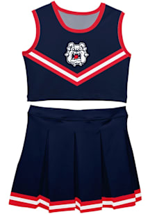 Vive La Fete Fresno State Bulldogs Girls Blue Ashley 2 Pc Set Cheer