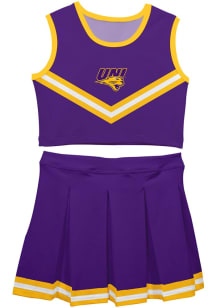 Vive La Fete Northern Iowa Panthers Girls Purple Ashley 2 Pc Set Cheer