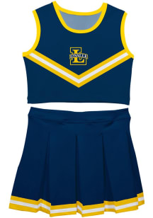 Vive La Fete La Salle Explorers Girls Blue Ashley 2 Pc Set Cheer