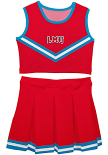 Vive La Fete Loyola Marymount Lions Girls Red Ashley 2 Pc Set Cheer