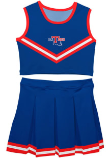 Vive La Fete Louisiana Tech Bulldogs Girls Blue Ashley 2 Pc Set Cheer