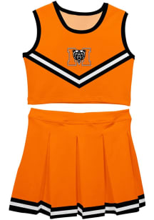 Vive La Fete Mercer Bears Girls Orange Ashley 2 Pc Set Cheer