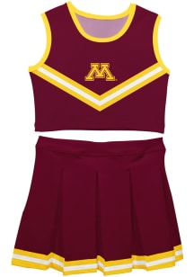 Girls Minnesota Golden Gophers Maroon Vive La Fete Ashley 2 Pc Cheer Set