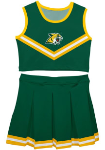 Vive La Fete Northern Michigan Wildcats Girls Green Ashley 2 Pc Set Cheer