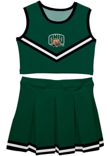 Vive La Fete Ohio Bobcats Girls Green Ashley 2 Pc Set Cheer