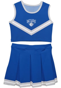 Vive La Fete Saint Louis Billikens Girls Blue Ashley 2 Pc Set Cheer