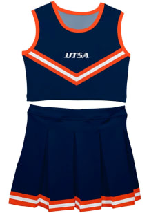 Vive La Fete UTSA Roadrunners Girls Blue Ashley 2 Pc Set Cheer