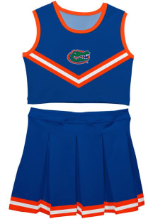 Vive La Fete Florida Gators Girls Blue Ashley 2 Pc Set Cheer