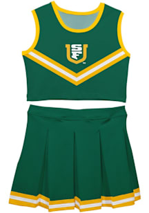 Vive La Fete USF Dons Girls Green Ashley 2 Pc Set Cheer