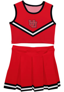 Vive La Fete Utah Utes Girls Red Ashley 2 Pc Set Cheer