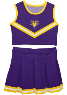 Vive La Fete West Chester Golden Rams Girls Purple Ashley 2 Pc Set Cheer