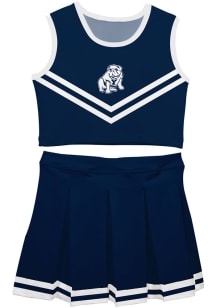 Vive La Fete Yale Bulldogs Girls Blue Ashley 2 Pc Set Cheer