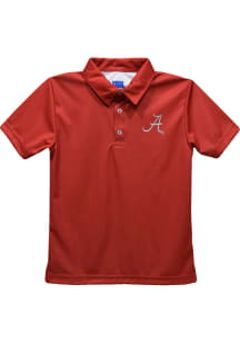 Vive La Fete Alabama Crimson Tide Toddler Red Team Short Sleeve Polo Shirt