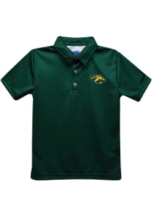 Vive La Fete Cal Poly Mustangs Toddler Green Team Short Sleeve Polo Shirt