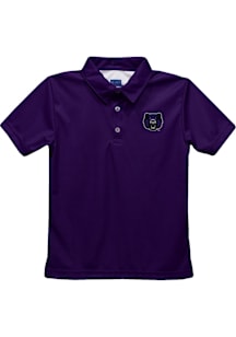 Vive La Fete Central Arkansas Bears Toddler Purple Team Short Sleeve Polo Shirt