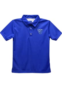 Vive La Fete Georgia State Panthers Toddler Blue Team Short Sleeve Polo Shirt