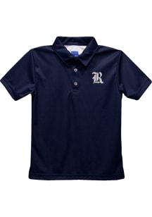 Vive La Fete Rice Owls Toddler Navy Blue Team Short Sleeve Polo Shirt