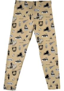 Vive La Fete Army Black Knights Girls Gold Impressions Bottoms Leggings