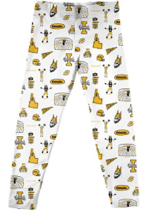 Vive La Fete Idaho Vandals Girls White Impressions Bottoms Leggings