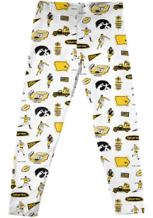 Girls Iowa Hawkeyes White Vive La Fete Impressions Leggings