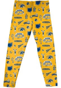 Vive La Fete Kent State Golden Flashes Girls Gold Impressions Bottoms Leggings