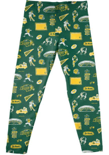 Vive La Fete North Dakota State Bison Girls Green Impressions Bottoms Leggings