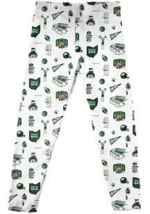 Vive La Fete Ohio Bobcats Girls White Impressions Bottoms Leggings