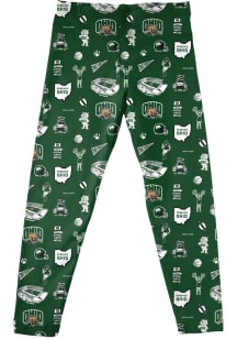 Vive La Fete Ohio Bobcats Girls Green Impressions Bottoms Leggings