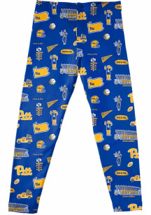 Girls Pitt Panthers Blue Vive La Fete Impressions Leggings