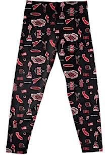 Vive La Fete San Diego State Aztecs Girls Black Impressions Bottoms Leggings