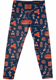 Vive La Fete Syracuse Orange Girls Blue Impressions Bottoms Leggings