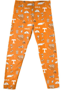 Vive La Fete Tennessee Volunteers Girls Orange Impressions Bottoms Leggings