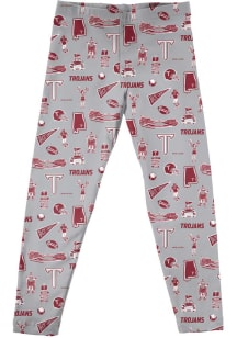 Vive La Fete Troy Trojans Girls Grey Impressions Bottoms Leggings