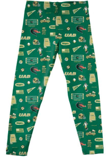 Vive La Fete UAB Blazers Girls Green Impressions Bottoms Leggings