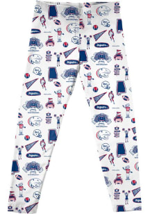 Vive La Fete South Alabama Jaguars Girls White Impressions Bottoms Leggings