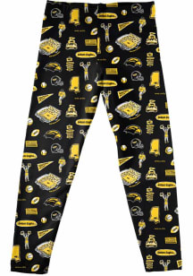 Vive La Fete Southern Mississippi Golden Eagles Girls Black Impressions Bottoms Leggings