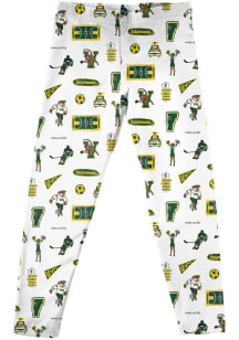 Vive La Fete Vermont Catamounts Girls White Impressions Bottoms Leggings