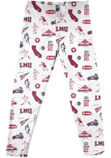 Vive La Fete Loyola Marymount Lions Infant Girls White Impressions Bottoms Leggings