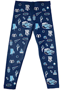 Vive La Fete Rhode Island Rams Infant Girls Navy Blue Impressions Bottoms Leggings