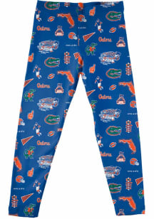 Vive La Fete Florida Gators Infant Girls Blue Impressions Bottoms Leggings