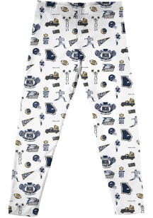 Vive La Fete Georgia Southern Eagles Toddler White Impressions Bottoms Leggings