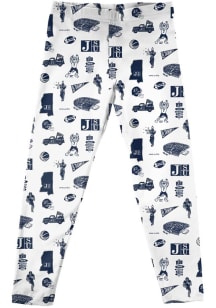 Vive La Fete Jackson State Tigers Toddler White Impressions Bottoms Leggings