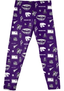 Toddler K-State Wildcats Purple Vive La Fete Impressions Bottoms Leggings