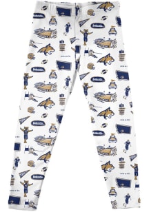 Vive La Fete Montana State Bobcats Toddler White Impressions Bottoms Leggings