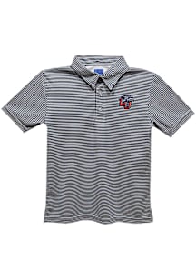 Vive La Fete Liberty Flames Toddler Navy Blue Pencil Stripe Short Sleeve Polo Shirt