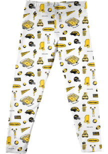 Vive La Fete Southern Mississippi Golden Eagles Toddler White Impressions Bottoms Leggings