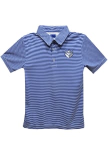 Vive La Fete Saint Louis Billikens Toddler Blue Pencil Stripe Short Sleeve Polo Shirt
