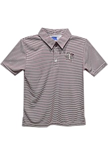 Vive La Fete Texas Southern Tigers Toddler Purple Pencil Stripe Short Sleeve Polo Shirt