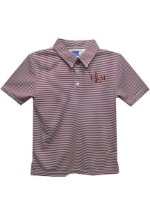 Vive La Fete Louisiana-Monroe Warhawks Toddler Maroon Pencil Stripe Short Sleeve Polo Shirt